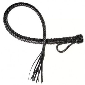 Чёрная плеть "Змея" - 60 см.